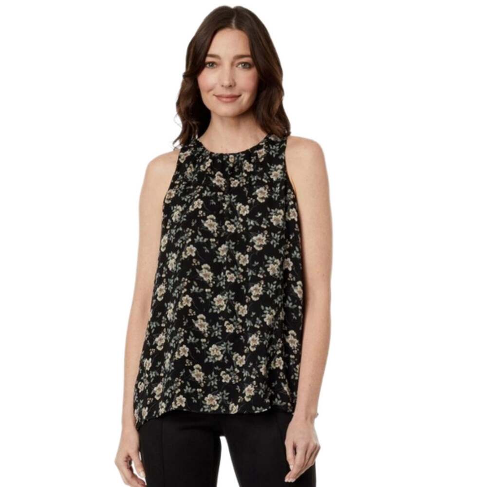 Vince Camuto Women's Sleeveless Floral Blouse Size Medium NWT